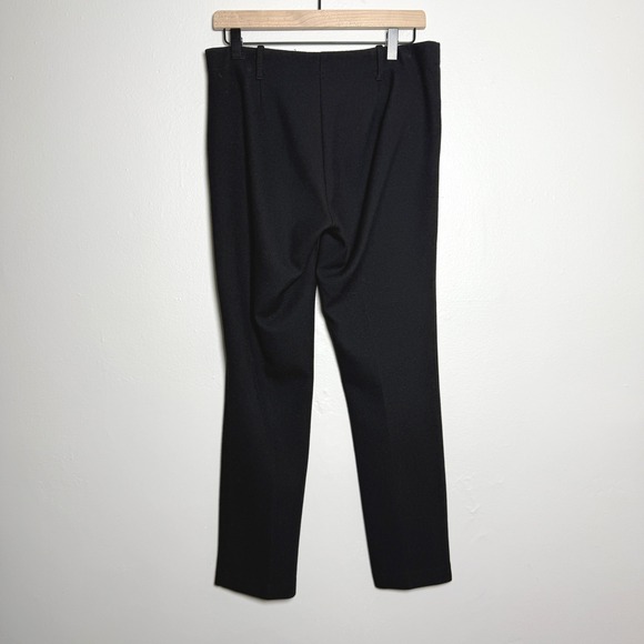 Stile Benetton Womens Dress Pants 30 M Black Textured Straight Office - Picture 2 of 9